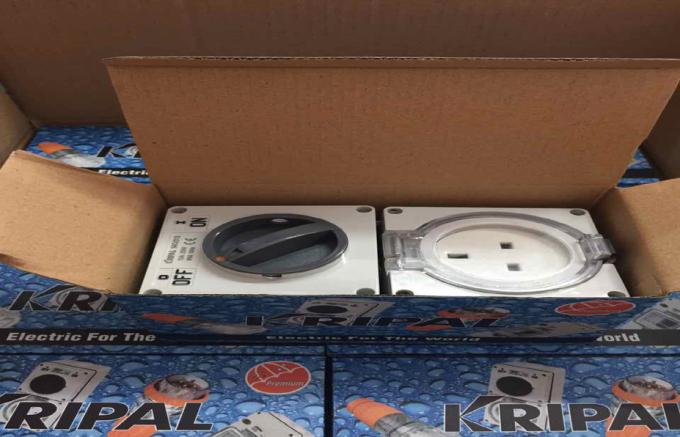 10a Ip66 Weatherproof Switch Socket Outlet 250v Rotary