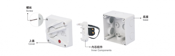 1p 2p Weatherproof Outdoor Sockets Isolating Switches Ukf4