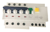 White 63A D25 Three Phase Mini Circuit Breaker 4 Pole RCBO Residual / Overload Protection