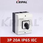 20A 3Pole IP65 Manual Changeover Cam Switch Safe And Reliable