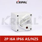 IP66 250V 2Pole 16A Electrical Mini Weatherproof Isolator Switch