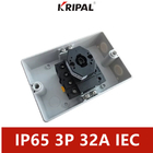 KRIPAL IP65 Electrical Rotary Switches 4 Pole 40A Waterproof IEC Standard