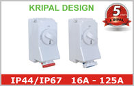 IP67 Industrial Mechanical Interlocked Switch Sockets CEE Power Outlet