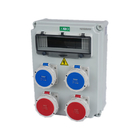63A IP67 230V 400V Dustproof PC Power Distribution Box IEC standard