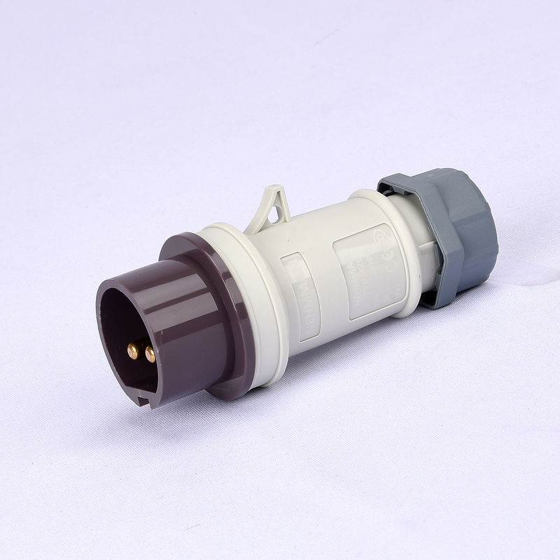 2pin IP44 Single Phase Low Voltage 24V 16 Amp Industrial Plug IEC Standard