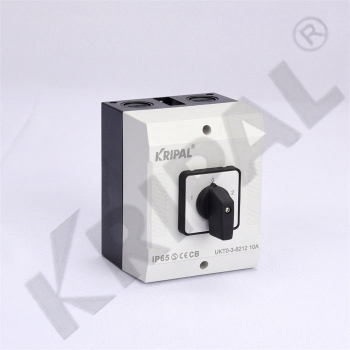 KRIPAL Rotary Changeover Cam Switch UKT IP65 230-440V 3 Phase
