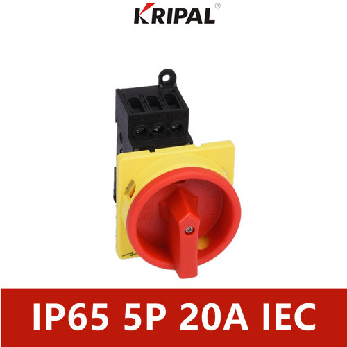 5 Pole 230-440V IP65 Electrical Isolator Switch For Power Plant