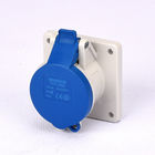 Industrial Single Phase16A 230V IP44 Panel Mounted Socket IEC standard