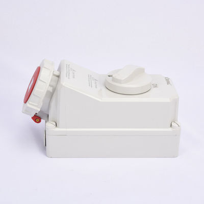 380V 4P IP67 Waterproof Interlocked Switch Socket IEC Standard