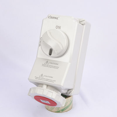 380V 4P IP67 Waterproof Interlocked Switch Socket IEC Standard