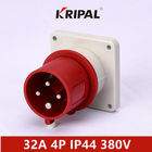 Three Phase 5P 380V Wall Electric Plug For Architecture Waterproof