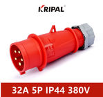 IEC standard IP44 Industrial Plug 16A 32A 380V Three Phase Dustproof