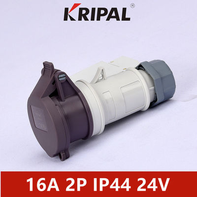 IP44 IEC Industrial Plug Socket Low Voltage Waterproof 24V 48V 2P 3P