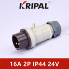 IEC Standard IP44 Waterproof Low Voltage Power Plug 48V 3P 16A 12H