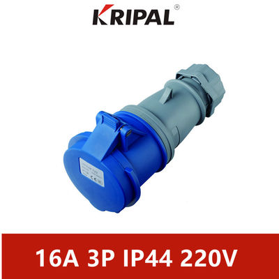 16 Amp 110V IP44 Waterproof Single Phase Connector IEC Standard