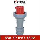 Three Phase 63A 380V IP67 Industrial Plugs Waterproof IEC Standard