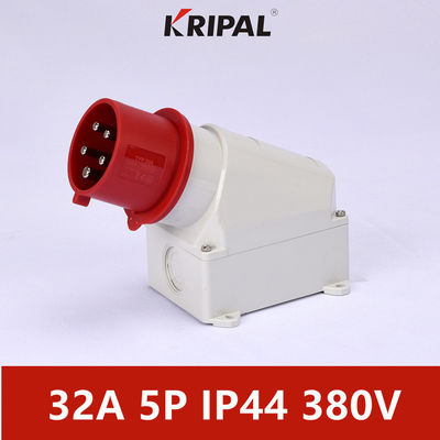 Industrial Three Phase 16A 32A IP44 IEC Panel Mount Socket Waterproof