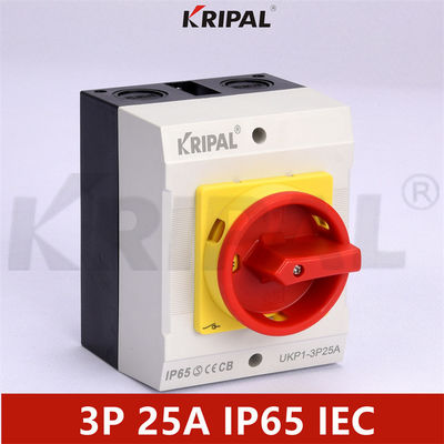 IP65 25A 3 Phase 230-440V Electrical Isolator Switches Waterproof