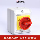 3P 4P 230-440V IP65 Waterproof Change Over Switch Load Isolation
