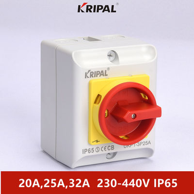 3P 4P 230-440V IP65 Waterproof Change Over Switch Load Isolation