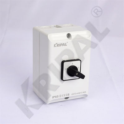 3P 4P 230V IP65 Universal Changeover Switch with protective box