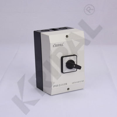 Electric Rotary Cam Changeover Switch 32A 4pole IP65 IEC standard