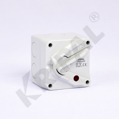 1Pole 10A IP66 Weatherproof Isolator Switch Australian standard