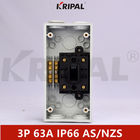63A 440V Single Phase IP66 Weatherproof Isolating Switch Outdoor
