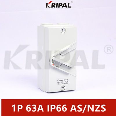 63A 1Pole  IP66 Industrial Outdoor Waterproof Isolating Switch