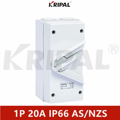 250V 1P Weatherproof Outdoor Isolating Switch Australian standard