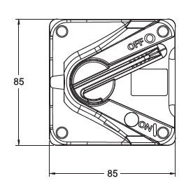 Weatherproof Outdoor Lever Switch Mini Type 10A 1Pole IP66 With SAA