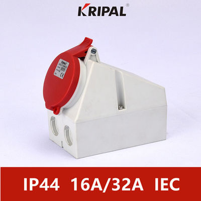 220V Single Phase 16Amp IP44 Industrial Receptacle IEC Standard