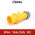IEC standard IP44 380V 16A 32A Sleeve Industrial Plug Waterproof