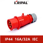 IEC standard IP44 380V 16A 32A Sleeve Industrial Plug Waterproof