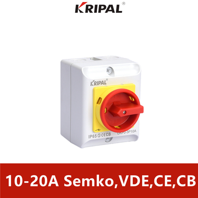 Single Phase IP65 20A Waterproof Rotary Load Isolating Switch