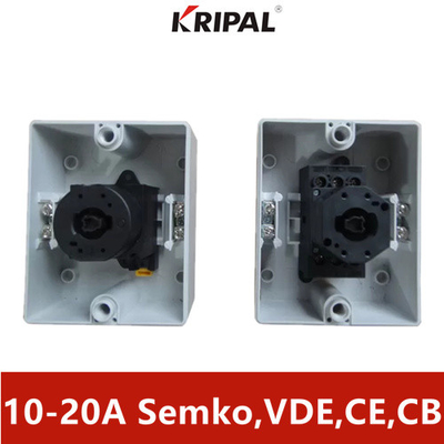 Single Phase IP65 20A Waterproof Rotary Load Isolating Switch