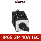 10A 3 Pole IP65 Waterproof Changeover Switch Surface installation