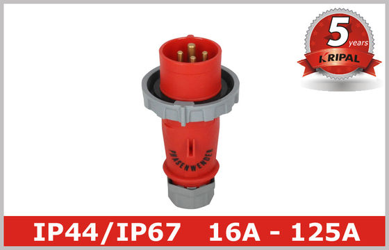 Single Phase Inverter Industrial Power Plug Sockets 380V 415V 3P+E 3P+N+E