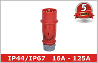 Single Phase Inverter Industrial Power Plug Sockets 380V 415V 3P+E 3P+N+E