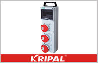 Portable 50 Amp Power Distribution Box with Outlet , IEC EN European Standad