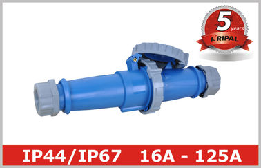 Impact Resistance 230V Industrial Plugs 32 Amp 3 Phase Socket One phase