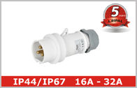 Indoor 3 Pole Low Voltage Plugs And Sockets 40V 50V ,  IEC309 standard