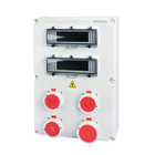 PC IP44 16A Power Supply Box Temporary Maintenance Box IEC Standard