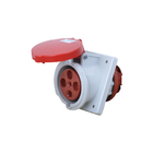 Safety 380V Industrial Power Socket IP44 4 Pin Connection IEC Standard