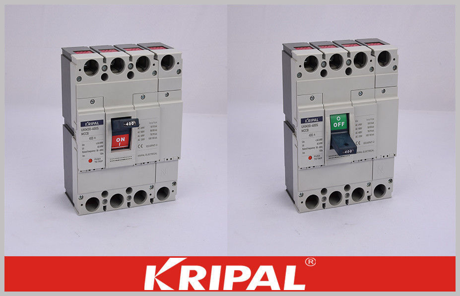 UKM30-400S 400A 4P Molded Case Circuit Breaker , Mccb Circuit Breaker Economic