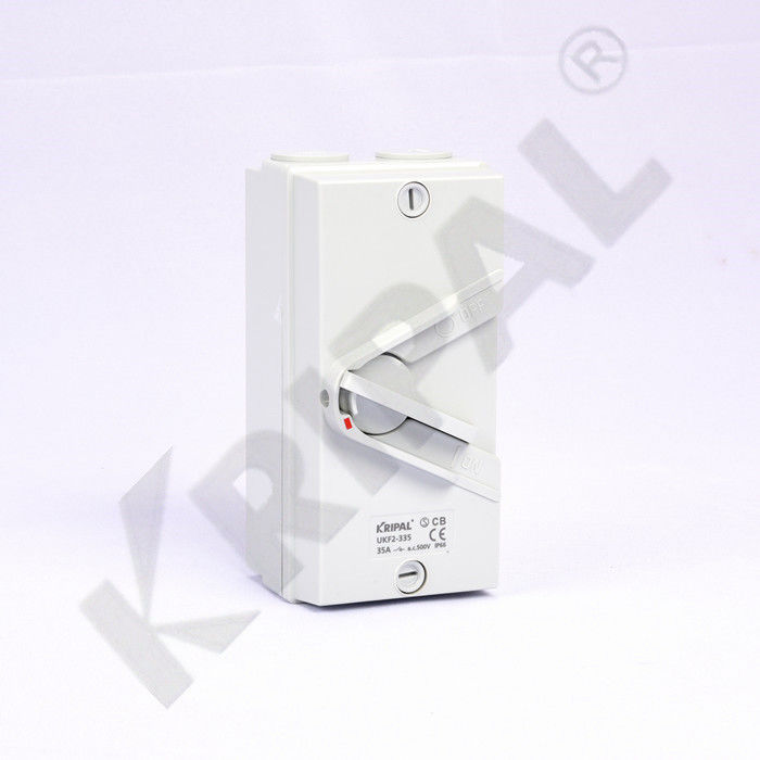 Kripal UKF series Waterproof Isolator Switch IP66 250V 440V IEC standard