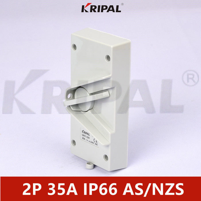 IP66 2Pole Waterproof Outdoor Isolator Switch Australian standard