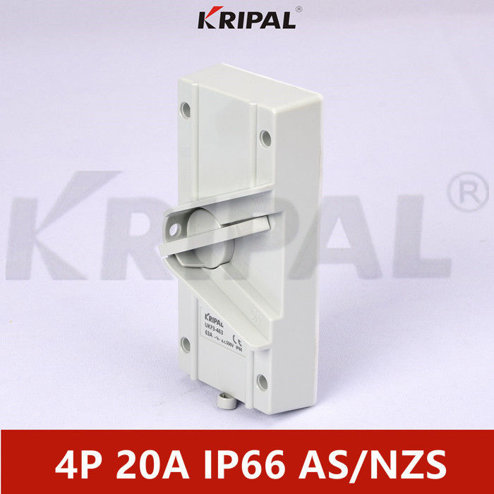4P 20A 440V Waterproof Isolator Switch Outdoor Australian standard