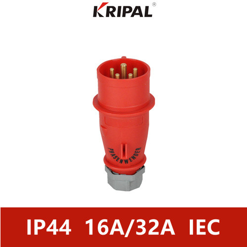 380V IP44 3 Phase Industrial Sockets And Plug Universal IEC standard