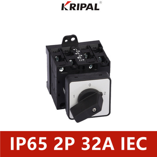Three Phase IP65 Manual Changeover Switch IEC standard 32A 40A